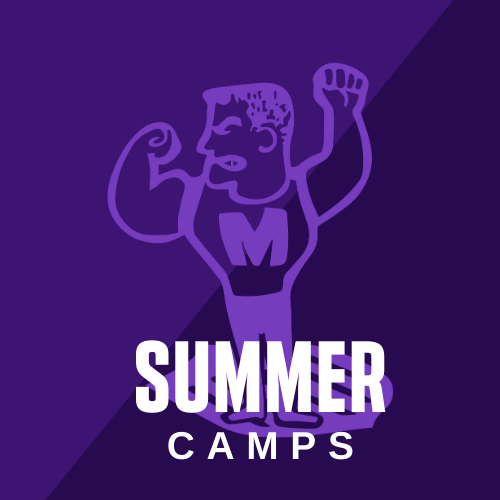 Summer Camps poster with Middie logo